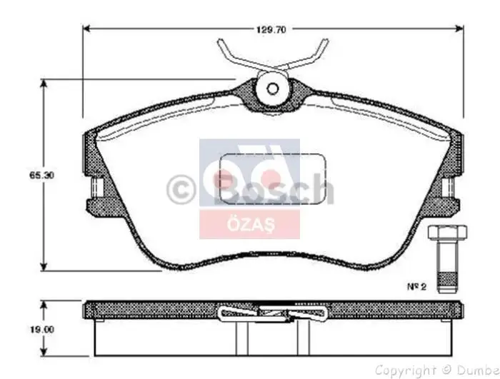 

Store code: 986461753 for brake pad ON 00 T.PORTER T4