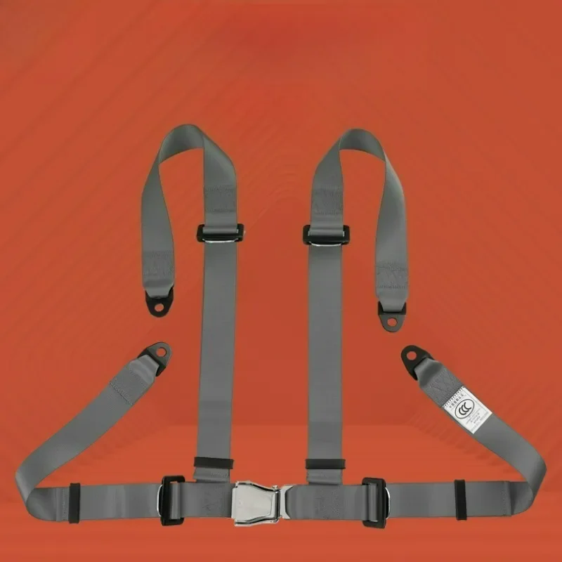 New Safety-Focused 4-Point Sports Racing Harness: Emergency Lock, Quick Release, Auto Retractable