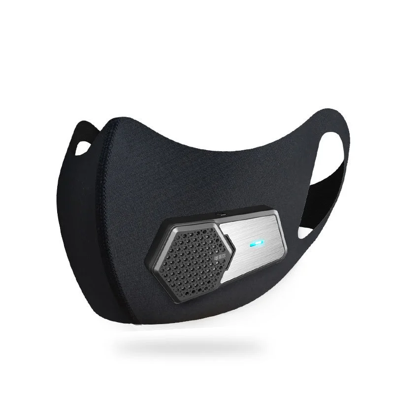 개인 마스크 팬 냉각 공기 필터 여름 웨어러블 야외 스포츠를위한 개인 스마트 전기 미니 팬 새로운 고품질 FS101