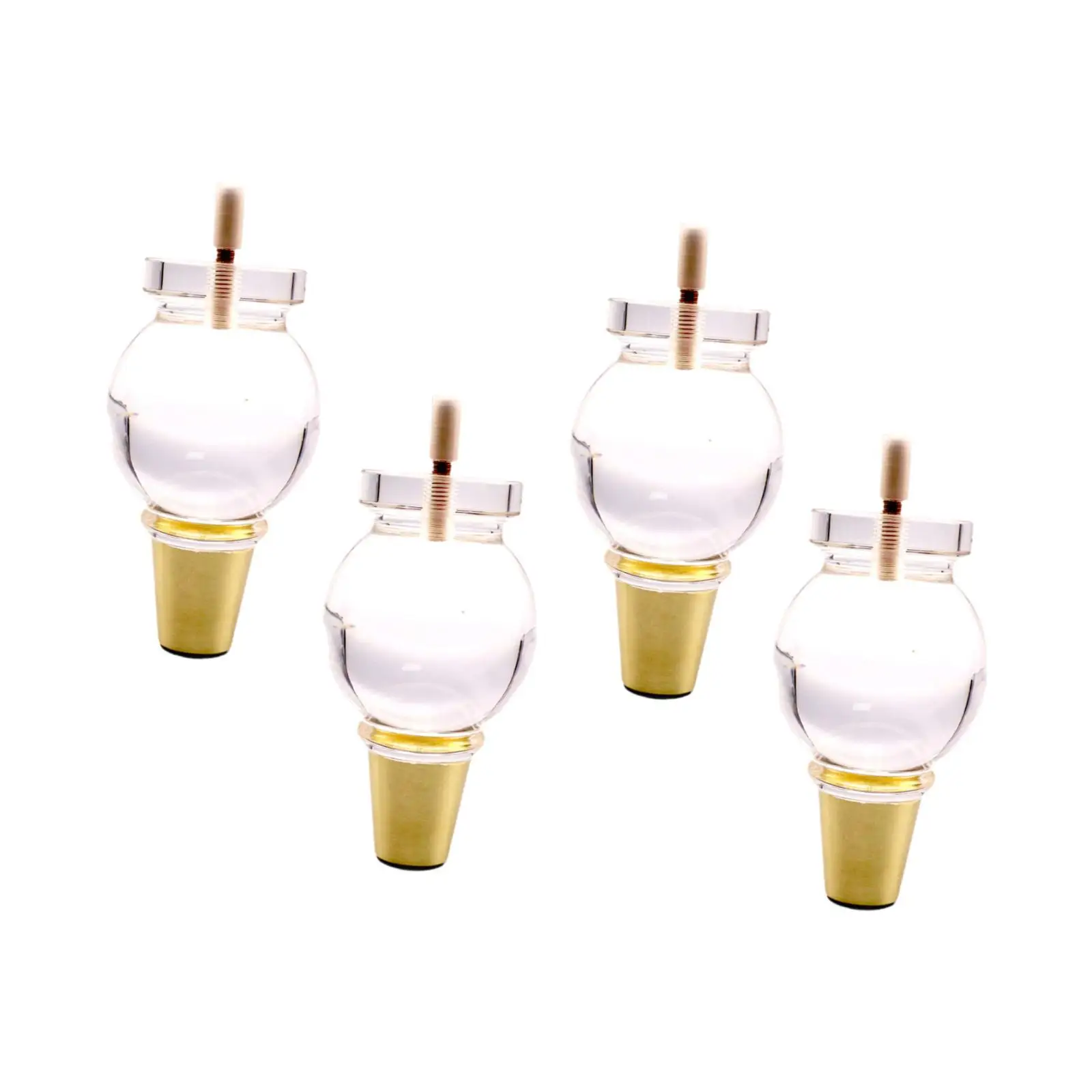 4 قطع أرجل قطع الأثاث أرجل الخزانة شفافة محمولة للمنزل يمكنك صنعها بنفسك أقدام بديلة