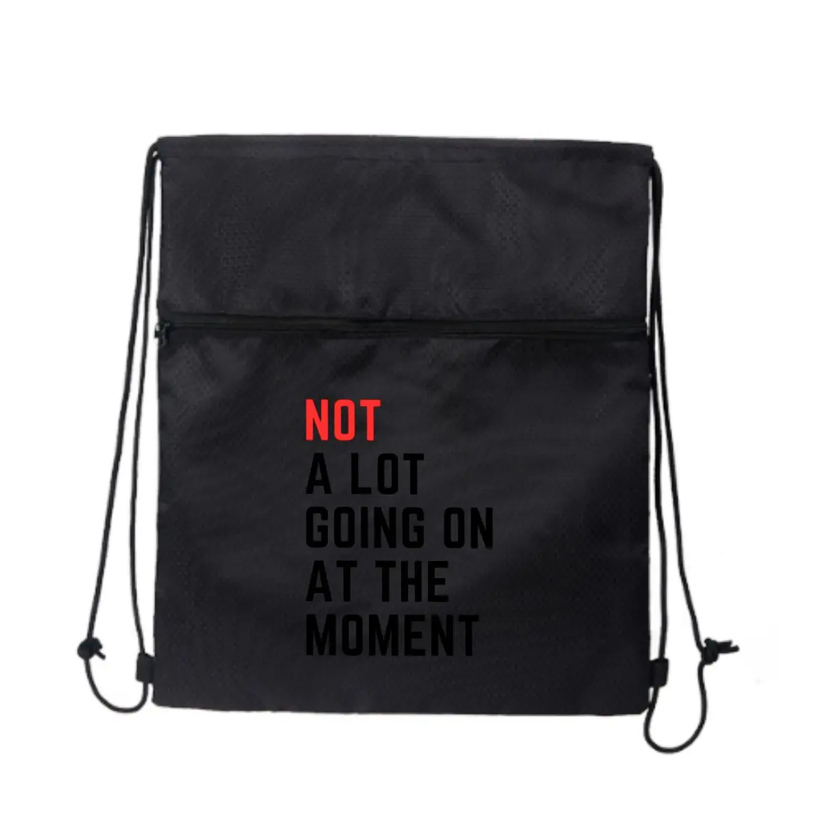 

Реземируемая многофункциональная сумка на молнии на шнурке с дизайном мемов «Не много» для работы, чтобы играть