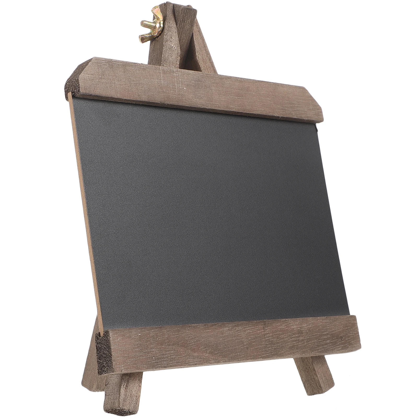 

Retro Wooden Countertop Chalkboard Small Memo Board Vintage Message Sign Decorative Standing Bar Note Board For Office Home