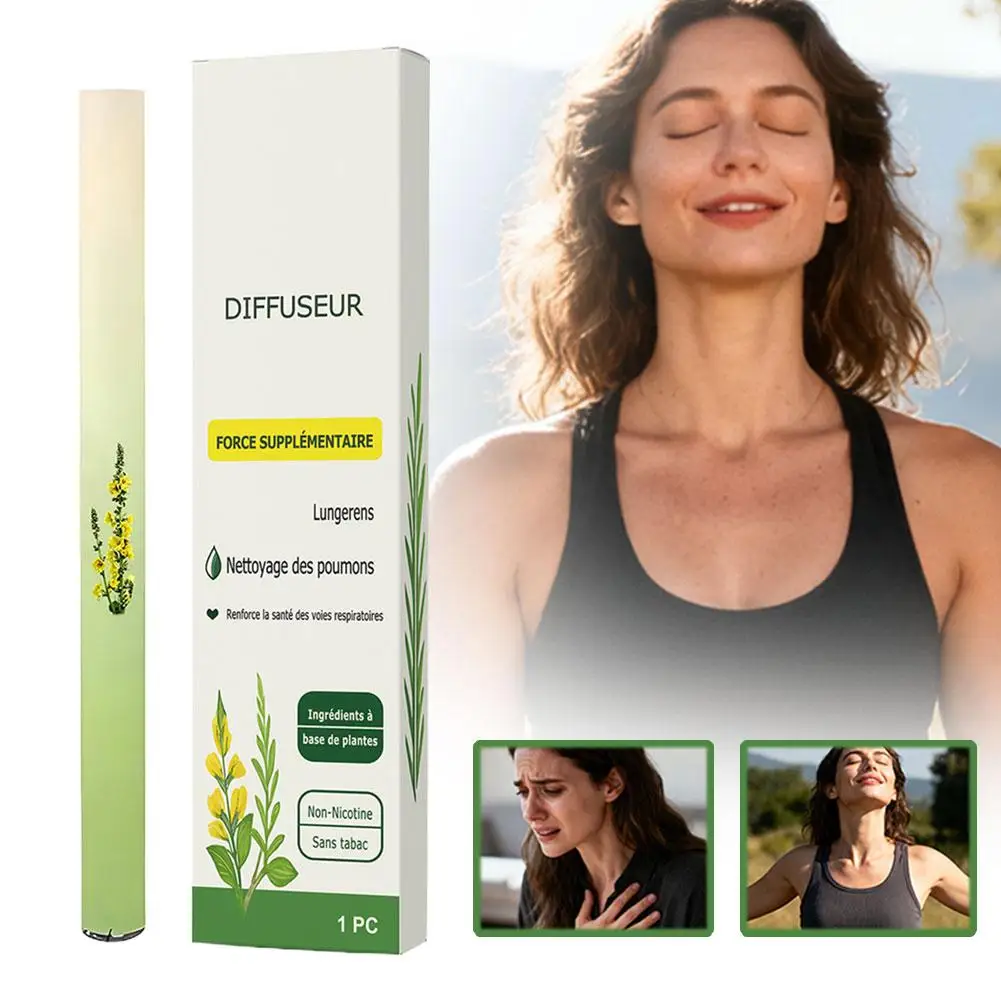 1-8 قطعة عصا التنفس العشبية المنعشة للاسترخاء منتجات العناية الشخصية الحسية للتنفس الشفاف يستريح الأنف