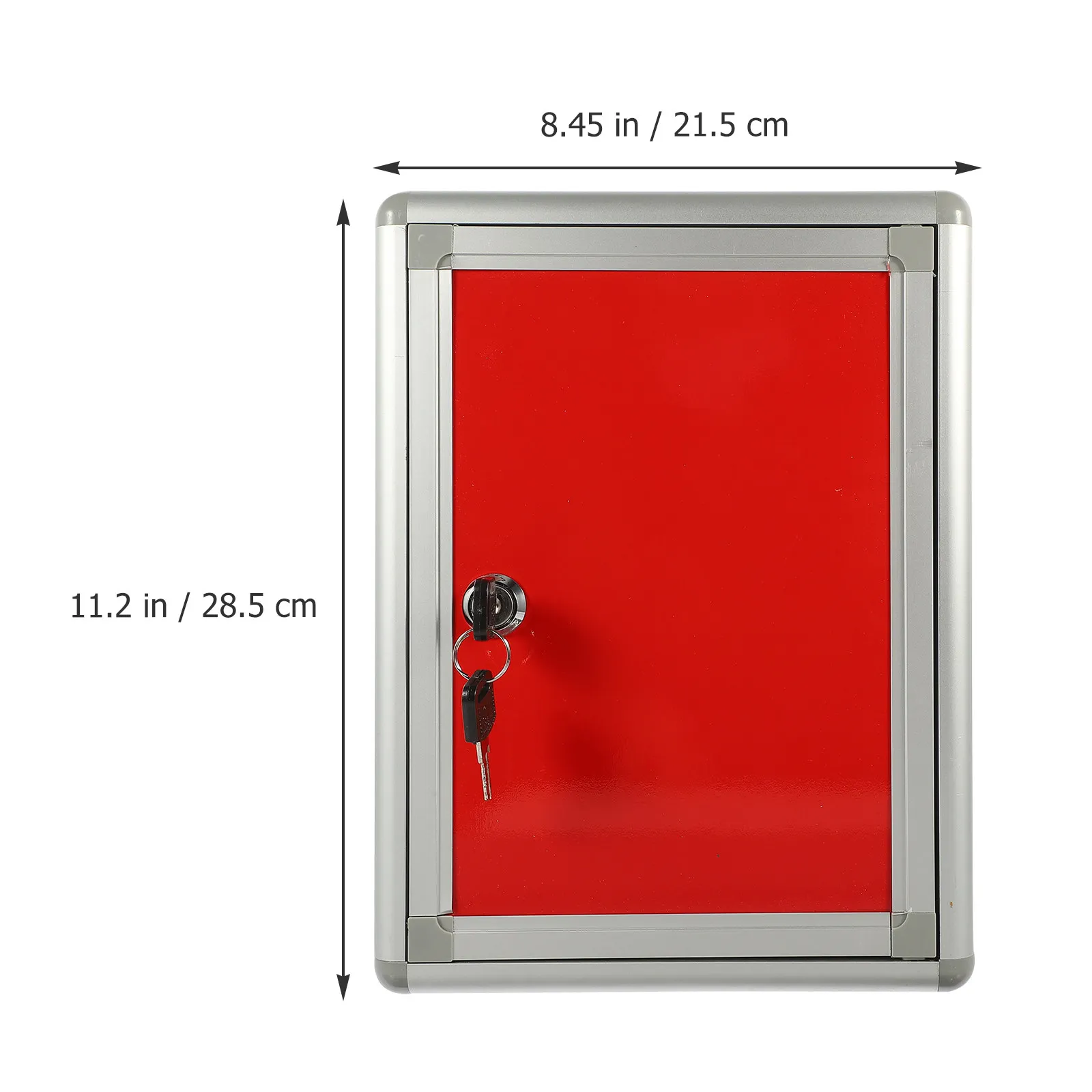 Aluminum Alloy Wall Mount Suggestion Box Retro Design Mailbox for Home Office Public Voting Complaints Collection Letter Post
