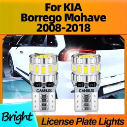 2PCS T10 Led Bulbs W5W Super Bright License Plate Light For KIA Borrego Mohave 2008 2009 2010 2011 2012 2013 2014 2015 2016-2018