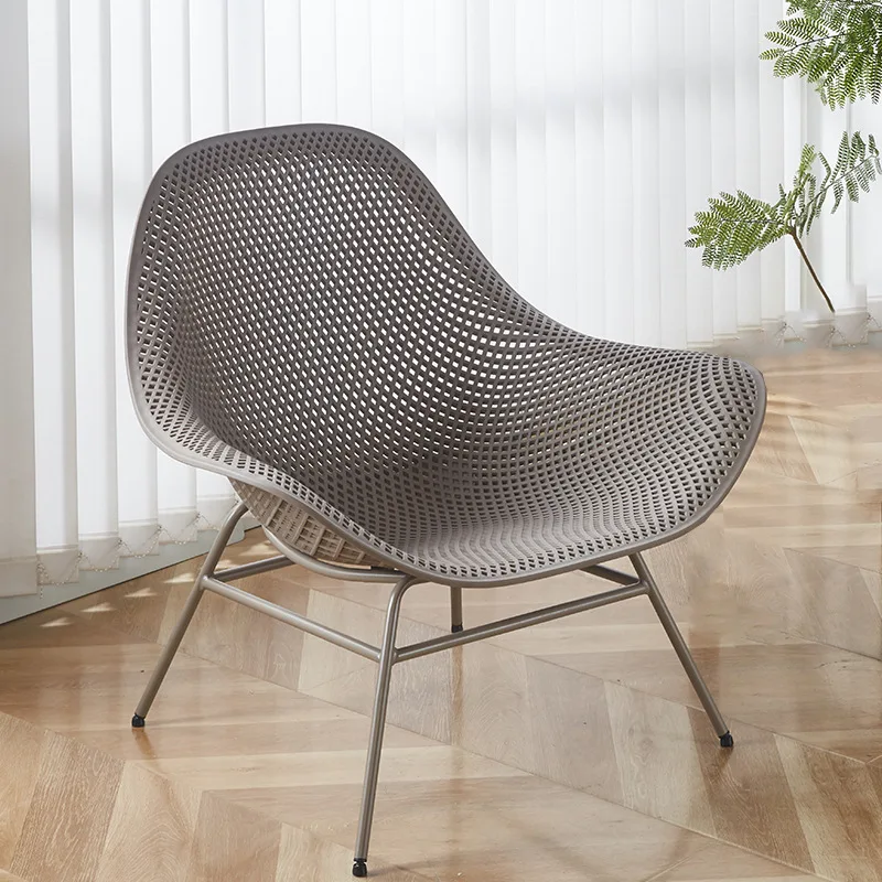 

Outdoor single sofa chair waterproof and sun protection open-air balcony deck chair beach villa courtyard lunch break