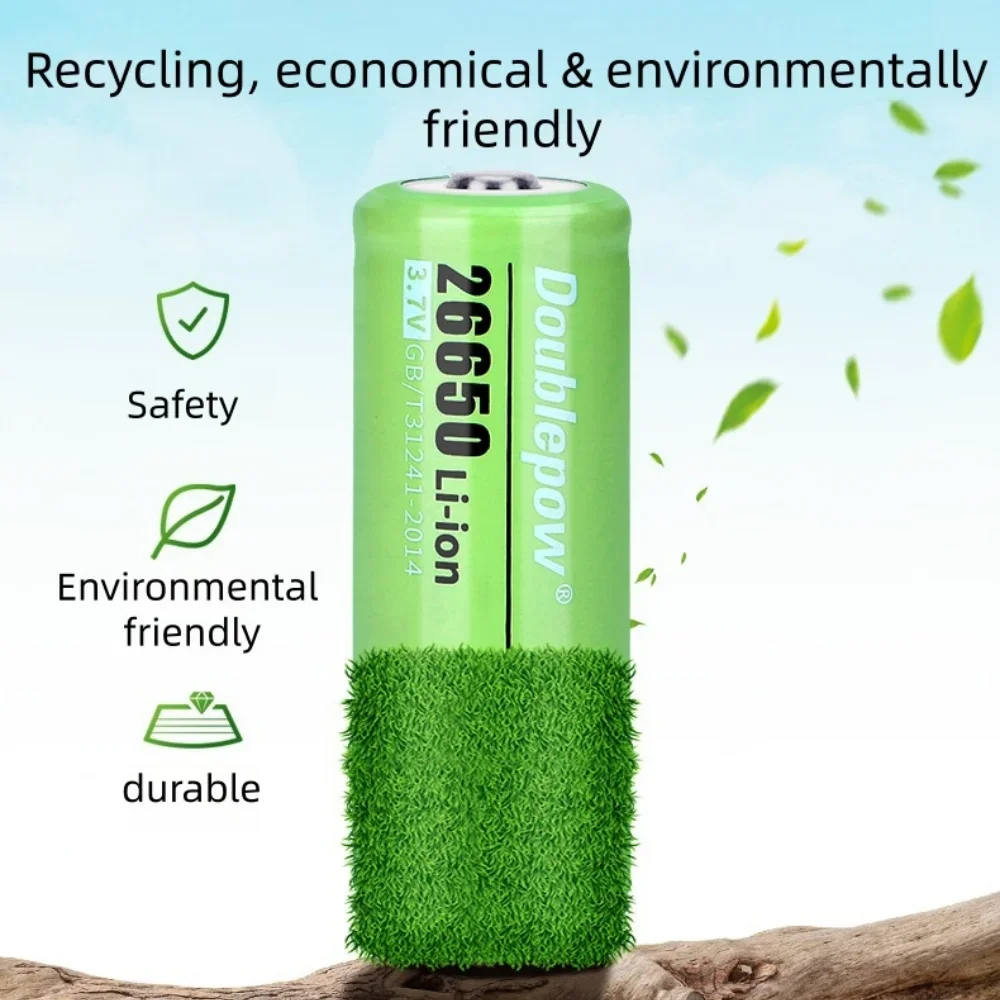 

Large capacity 11100mWh 26650 lithium battery 3.7V suitable for high-power flashlights/fishing lights/power tools