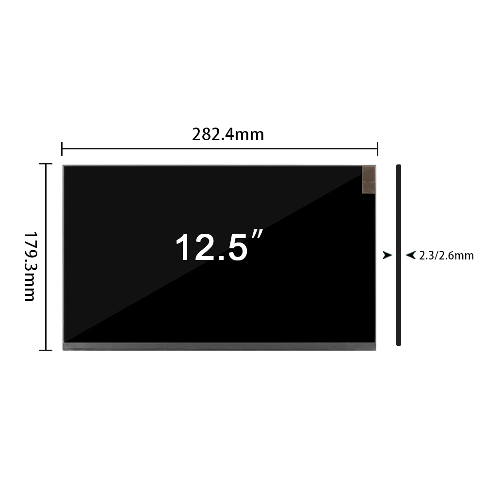 12.5 Inch 1920X1080 LCD-Scherm Resolutie Tft Lcd-Scherm Rgb Verticale NV125FHM-N85 Voor Ips Laptop Display Paneel Slim Edp