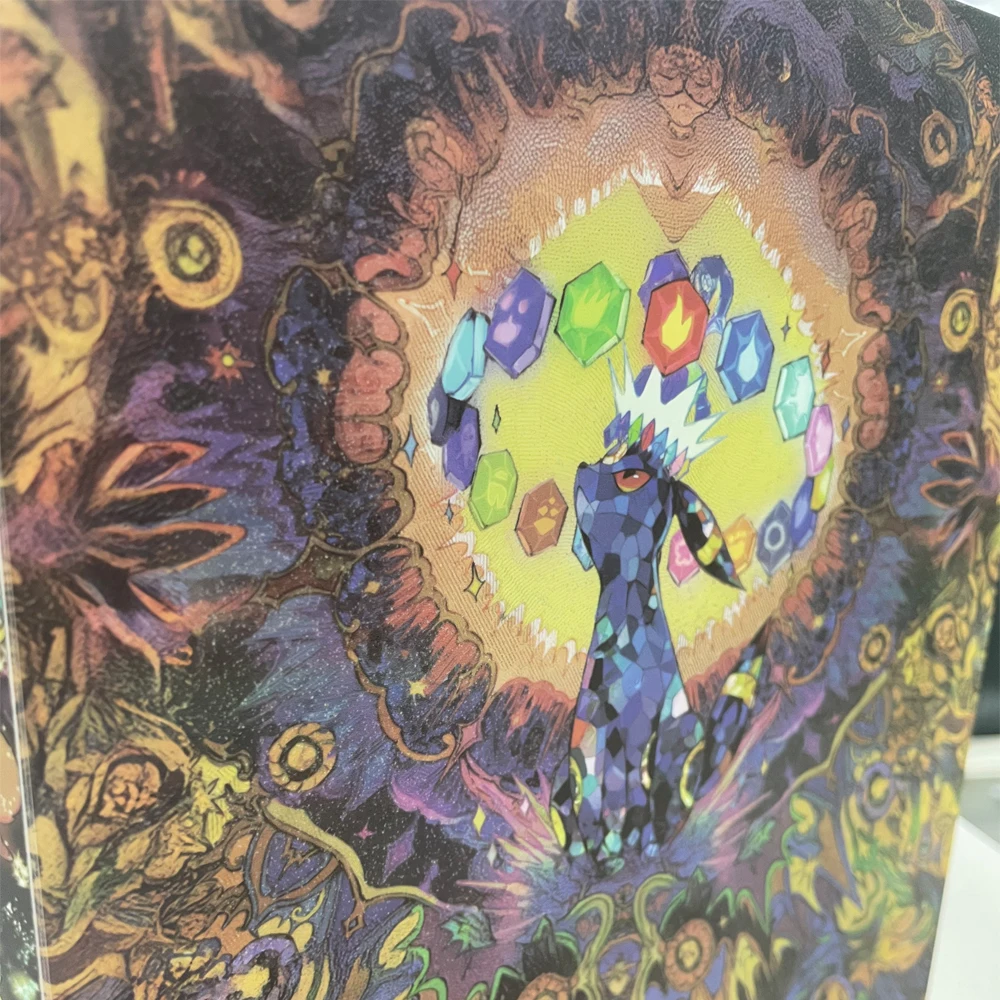 PTCG Prism Evolution ألبوم بطاقات قابل للجمع 4 مقصورات يمكن أن تحمل 240 بطاقة قابلة للجمع ماتي اللمس قذيفة هدية عيد ميلاد الطفل