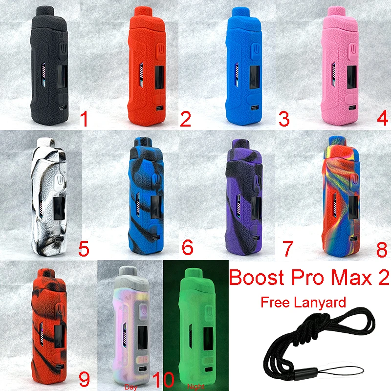 

New soft silicone protective case for Boost pro max 2 no e-cigarette only case rubber sleeve shield wrap skin 1pcs