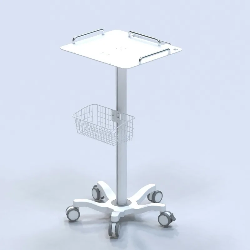 

Portable Multi-Functional Metal Hospital Trolley Metal Laptop Cart Medical Equipment Including Electrocardiogram Clinic Use
