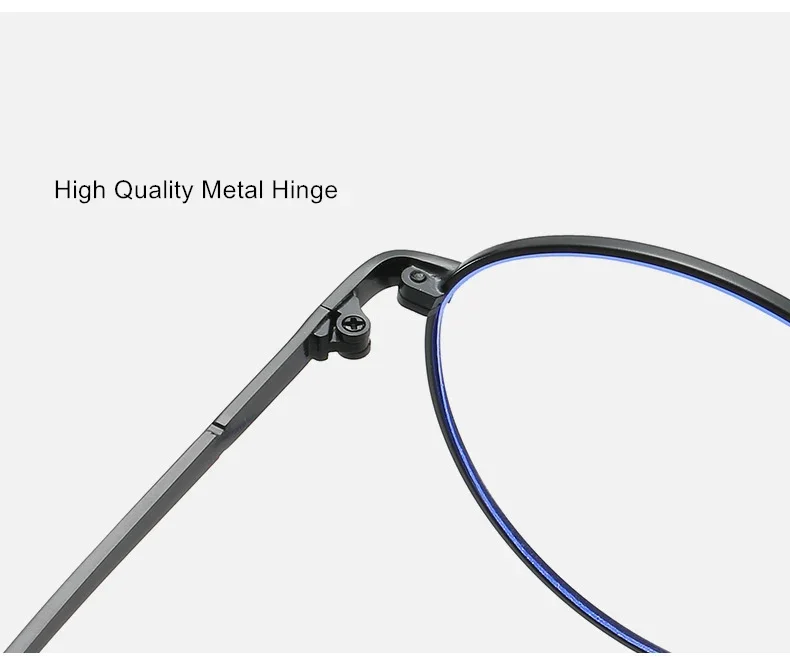 Myopie-Brille, Kugel – 0,5 bis – 10 Damen und Herren, photochrome oder blaues Licht blockierende Gläser, Legierungsrahmen, verschreibungspflichtige Brillen F502 – Detail 19