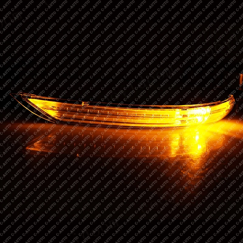 Car Side Rear View Mirror LED Turn Signal Light Amber Lamp For VW Touareg 2007 2008 2009-2011 7L6949101C 7L6949102C