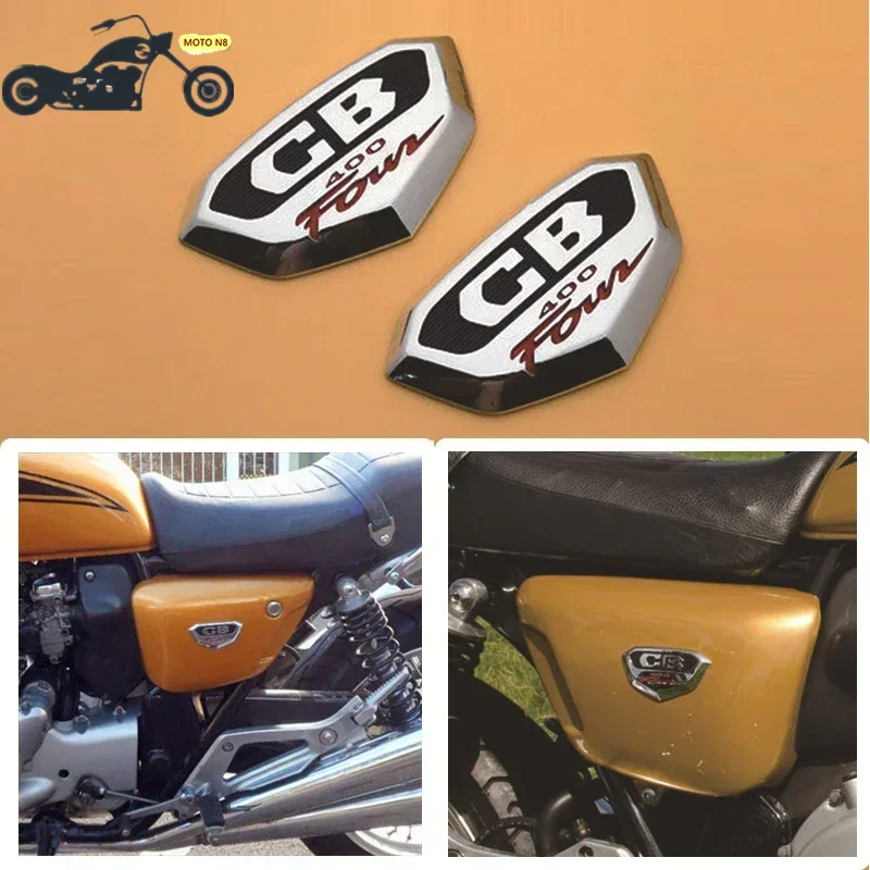 

MOTO N8 мотоцикл 3D эмблема значок наклейка боковая наклейка на бак Pad протектор наклейка рамка украшение тела для Honda CB400 Super Four