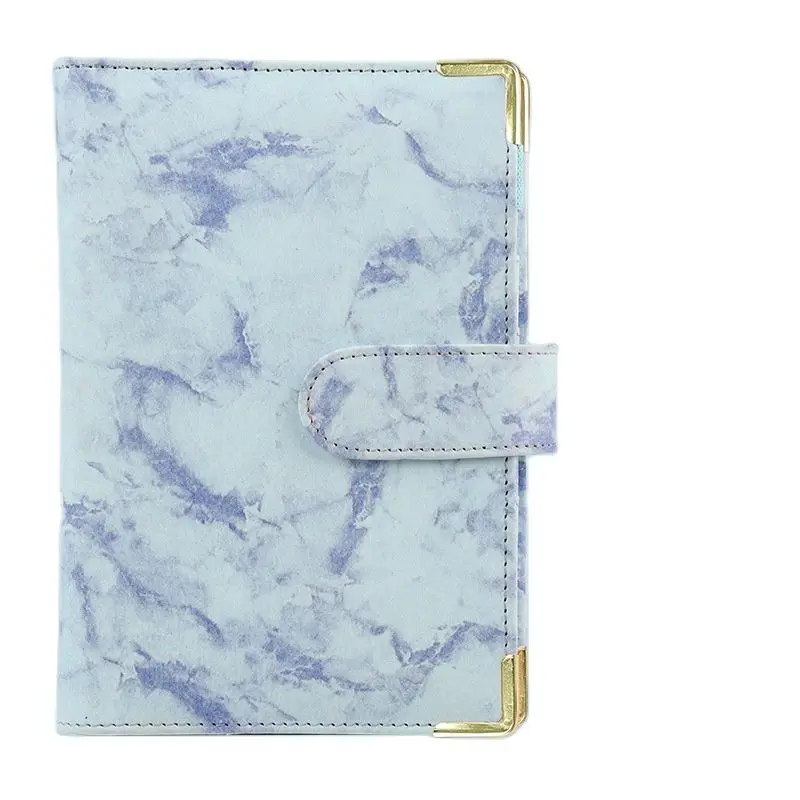 A5 A6  White Black Color Marble Binder DIY Binder Only Cover Diary Agenda Planner Paper Cover School Stationery