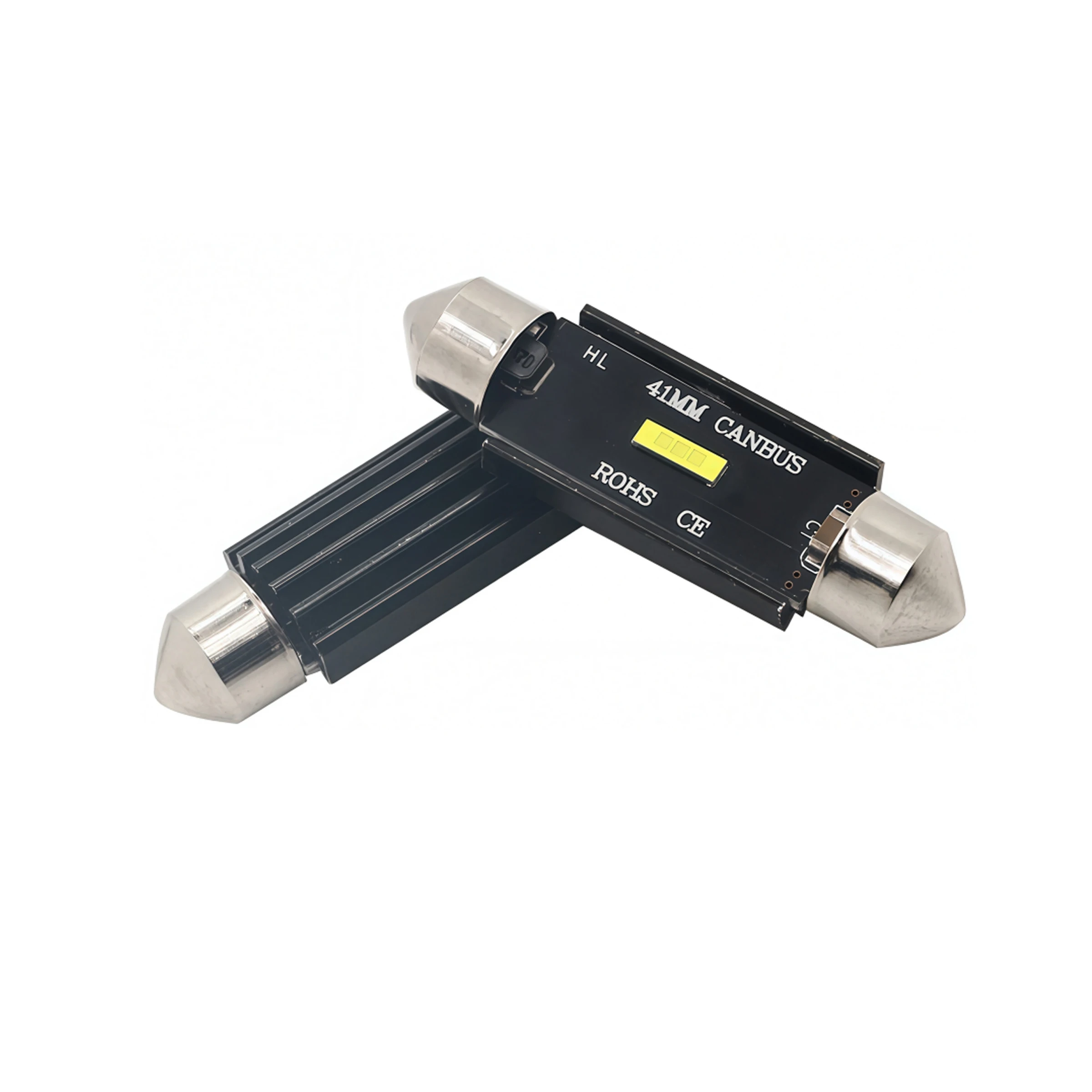 Luz LED de alta luminosidade com dupla extremidade, luz suave 12V para leitura em carros, luz de placa de licença e luz de cabine.