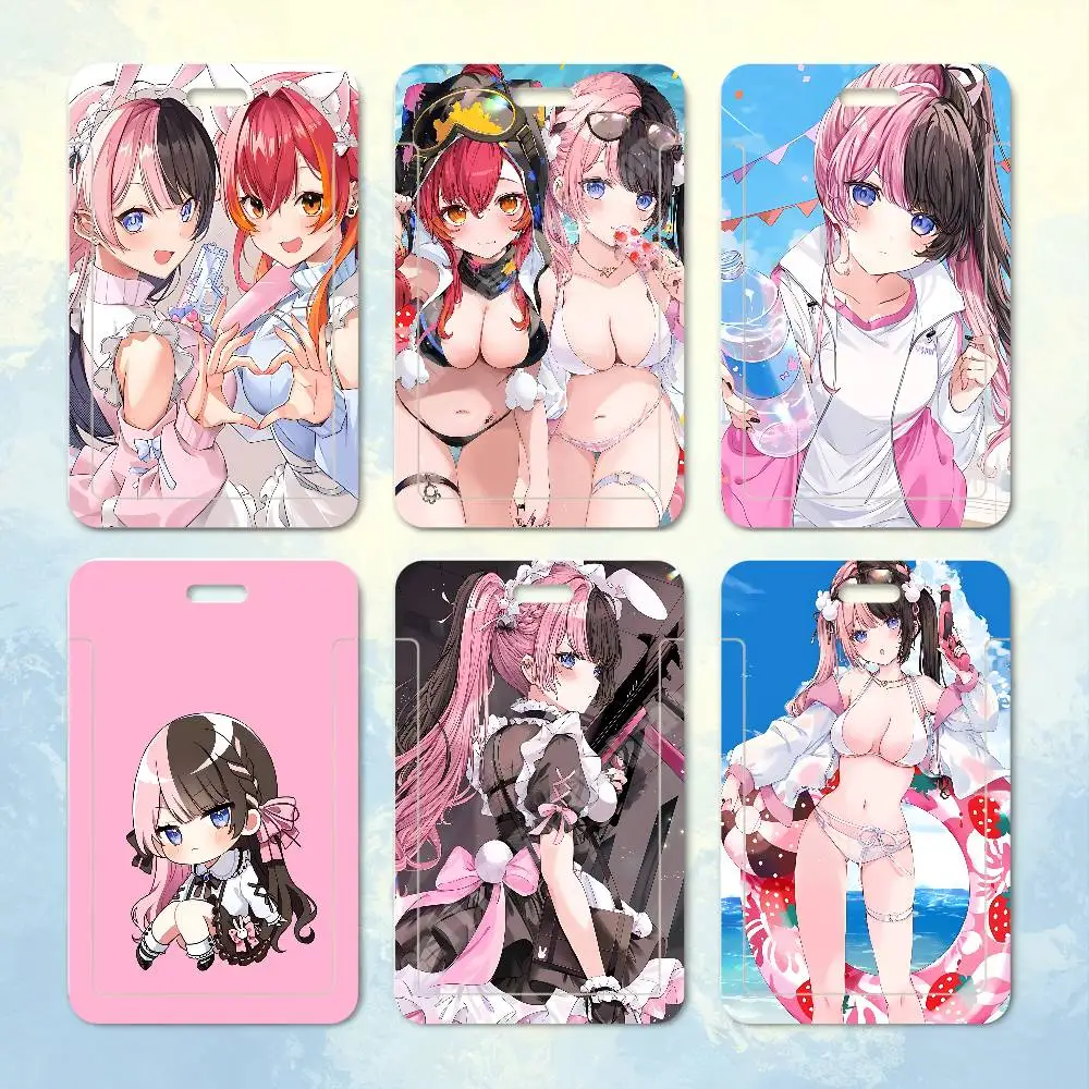 Tachibana Hinano Apex E-Sport Streamer Plastic Card Holder Student ID Card Clear Transparent Business Office Supplies
