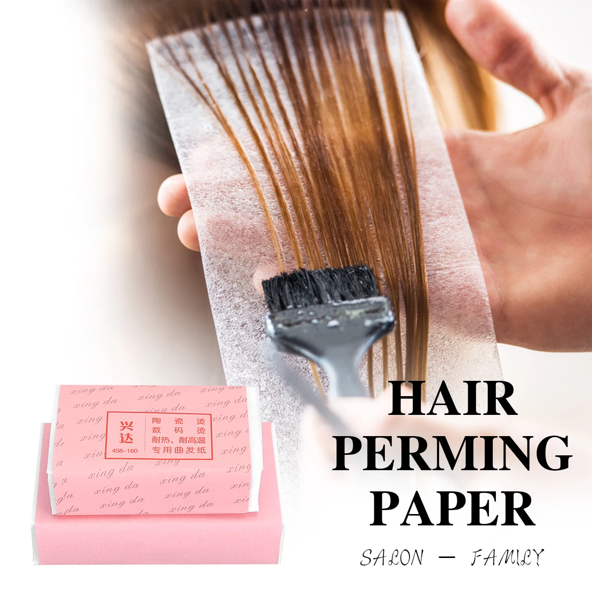 120 Blatt professionelles hitzebeständiges Dauerwellenpapier für den Salon und den Heimgebrauch, unverzichtbares Styling-Werkzeug, Lockenstab und Friseure