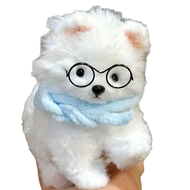 Criativo diy torcido vara filhote de cachorro artesanal conjunto completo de materiais embalagem engrossado boneca de pelúcia brinquedo presente