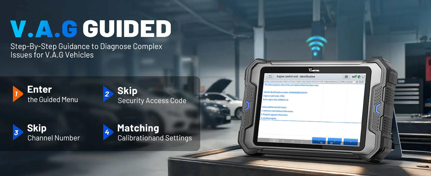 VDIAGTOOL VD80BT LITE OBD2 Scanner All Systems Automotive Diagnostic Tool Bidirectional Scanner 28+ Resets FCA&DOIP ECU Coding