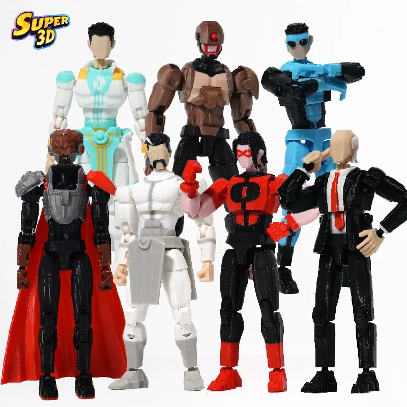 New Series Super 3D 3D Printed Invincible Boy Reaniman Nolan Grayson Oliver Grayson T13 Multi-Jointed Action Figure Toys