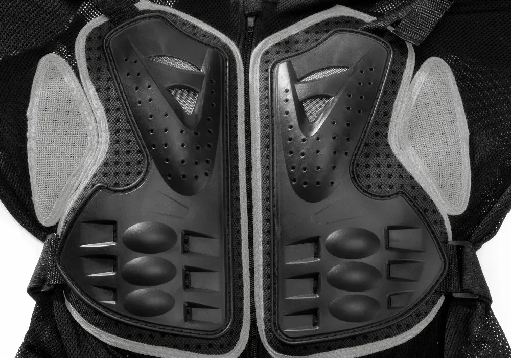 دراجة نارية رياضية درع حامي سترة الجسم دعم ضمادة موتوكروس الحرس هدفين واقية التروس الصدر حماية التزلج