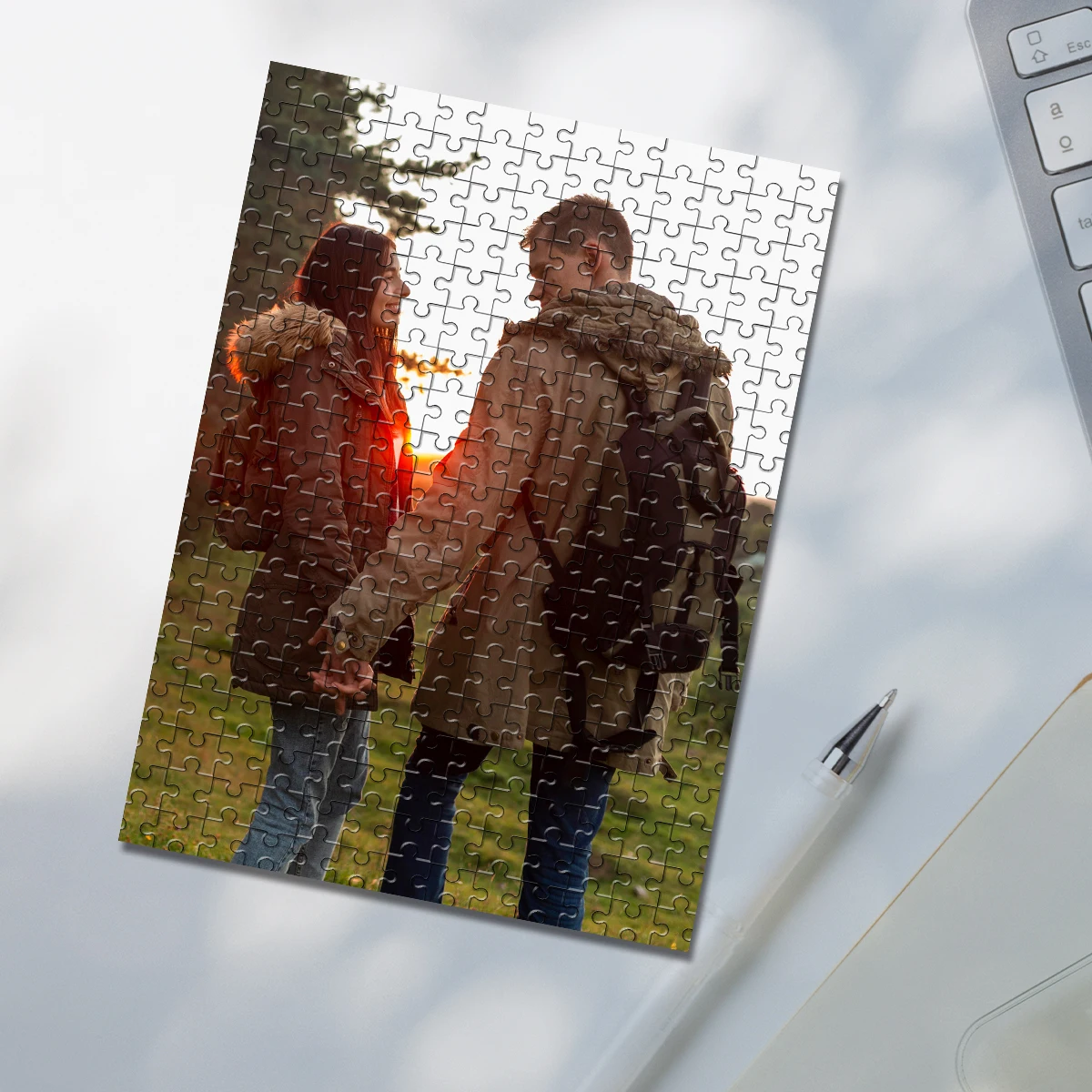 35/300/500/1025pcs Personalized Custom Photo Puzzle couple This Personalized Puzzle Can Be A Unique Gift For Family And Friends