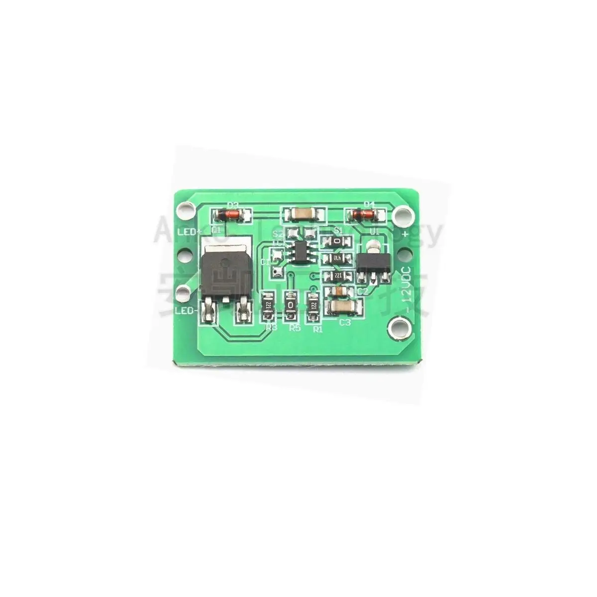 12V Capacitive Touch TTP223 Touch Switch Button Module, Momentary Latch, Compatible with Relay Module