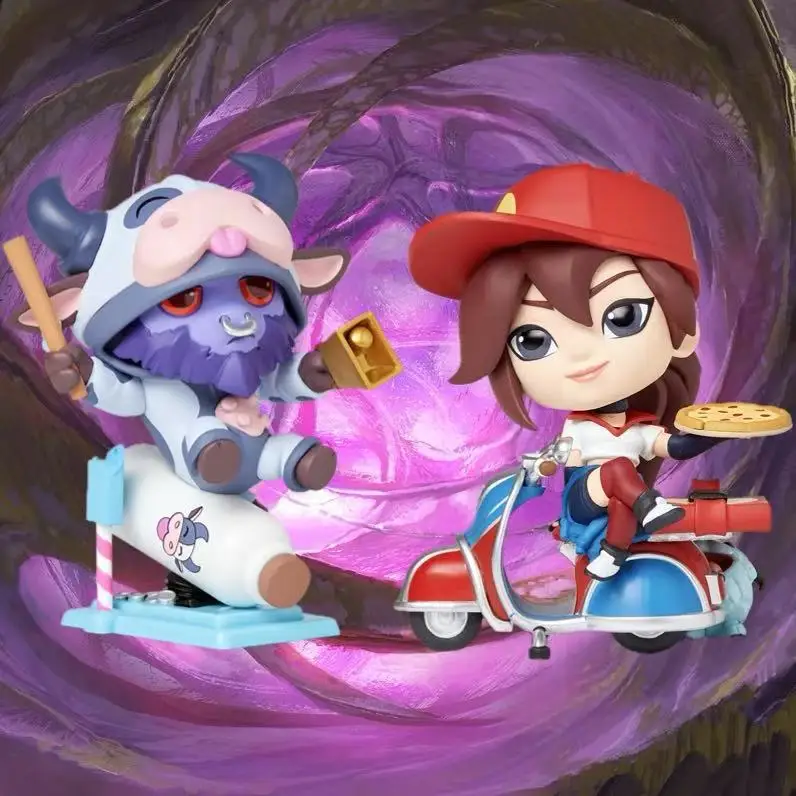 Consegna pizza Sivir Figura Moo Cow Alistar Figura Confezione originale autentica Nuovo di zecca