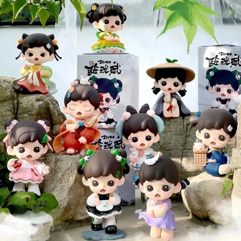

Baby Zoraa3 Generation Linglong Fu Sister Blind Box Meibao Handmade Creative Desktop Decoration Exquisit Collection Holiday Gift