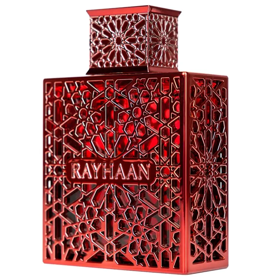RAYHAAN Crimson Eau De Parfum Spray, 3,4 onzas (unisex)