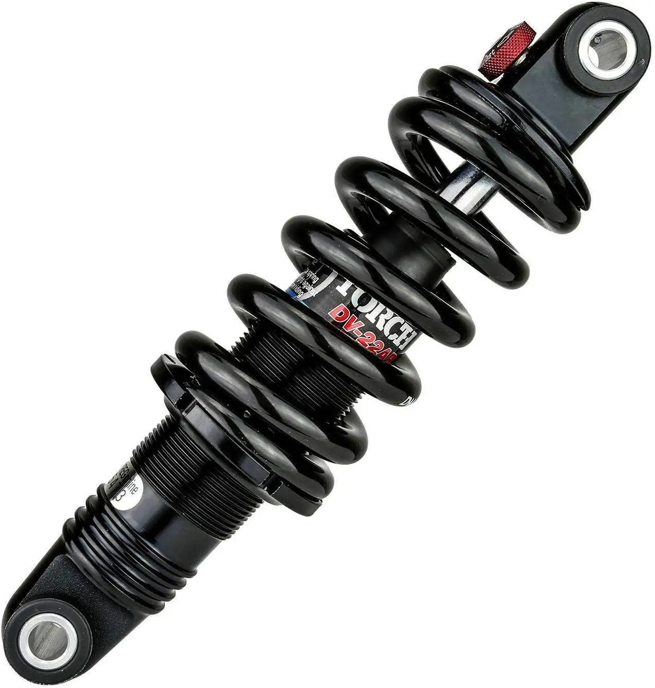 Damping 2 System Mountain Bike Rear Shock Rebound/Preload Anodized DV22AR Bike Shock Absorber Hydraulic Coil Spring 750lbs