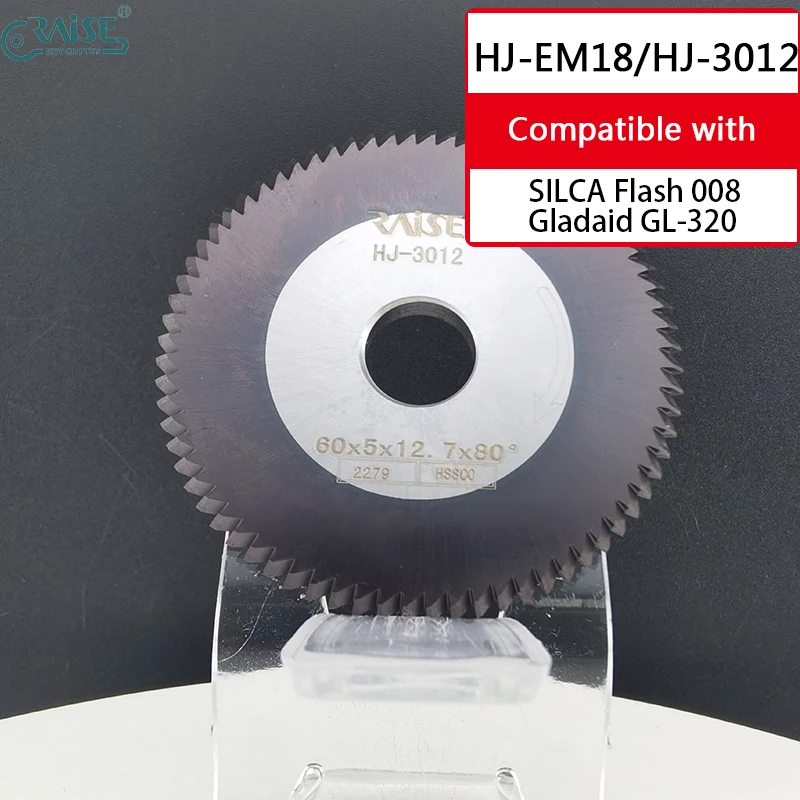

RAISE HSS Cutter EM18 Compatible with ILCO SILCA P44 SILCA FLASH 008 Key Machine
