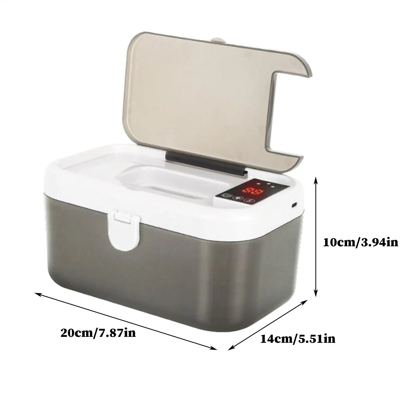 Baby Wipes Heater Home Car Thermostat Tissue Paper Warmer Case Wet Towel Dispenser Heat Thermal Napkin Heating Box with Cover