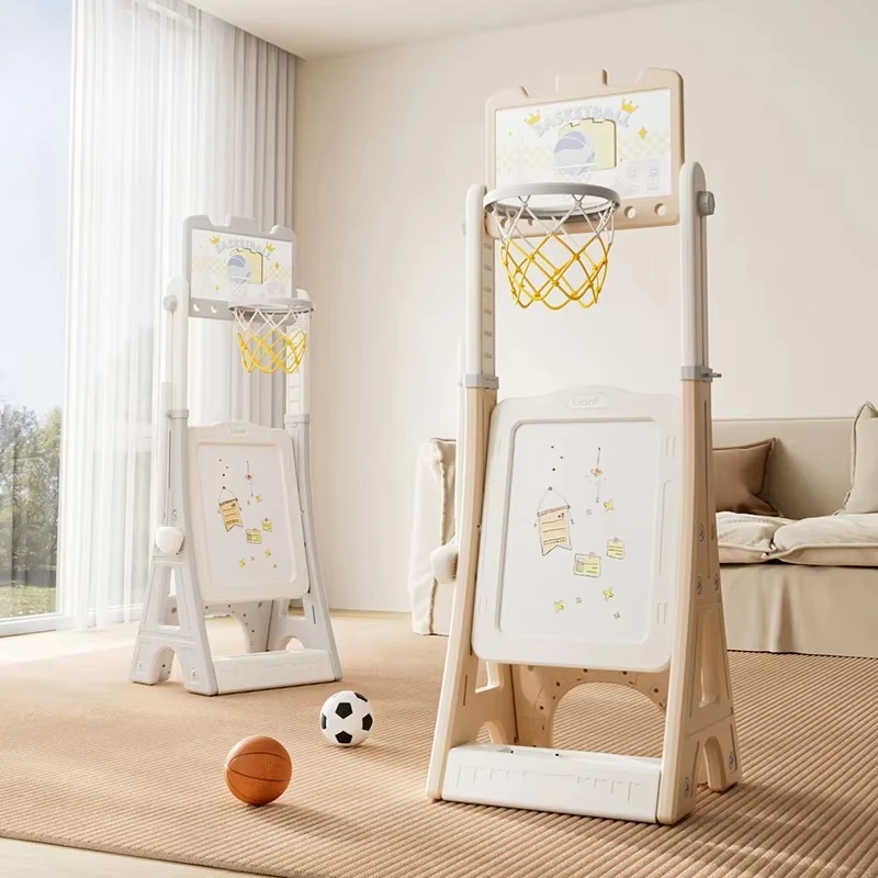 Portable Mini Toys Basketball Ring Stand Hoop With Board Balls