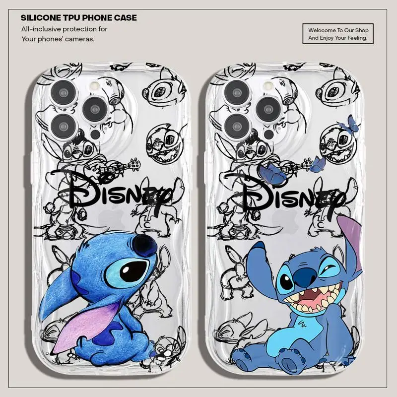 Stitch The Baby Disney Phone Case for Apple iPhone 15 plus Pro Max 13 14 Plus 12 11 Pro MAX Matte