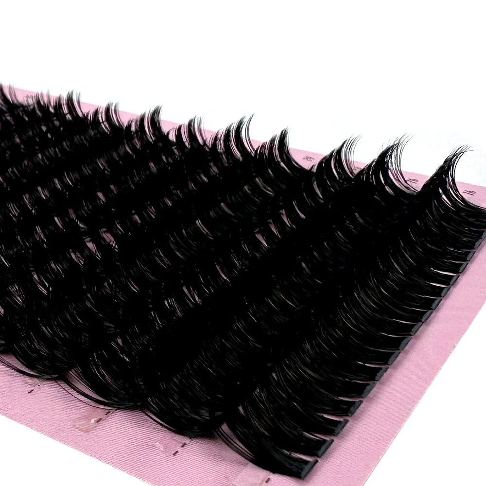 NEW Cluster Eyelash Extension 266Bundles 80D Natural Style Individual Eyelashes Handmade Eyelash Bundles 3D Mink Lashes