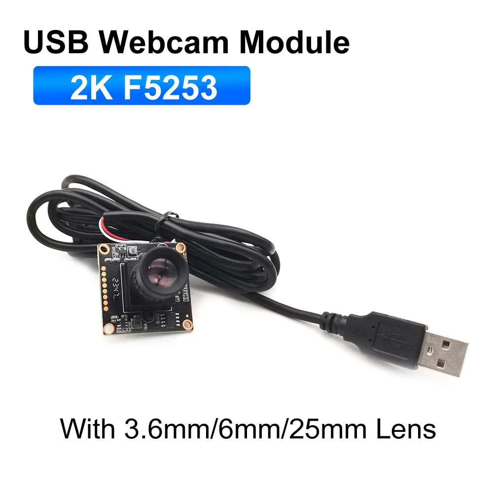 redeagle usb modulo webcam 30fps 2k 36 mm mm lens 4mp 2560x1440 resolucao 25 mm de comprimento focal uvc plug and play 01