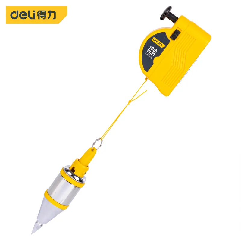 Imagem -04 - Magnetic Plumb Bob Setter Leveling Test Verticalit Measuring Tool Retrátil Line Reel Pendurado Wire Hammer Ferramentas Manuais Meter