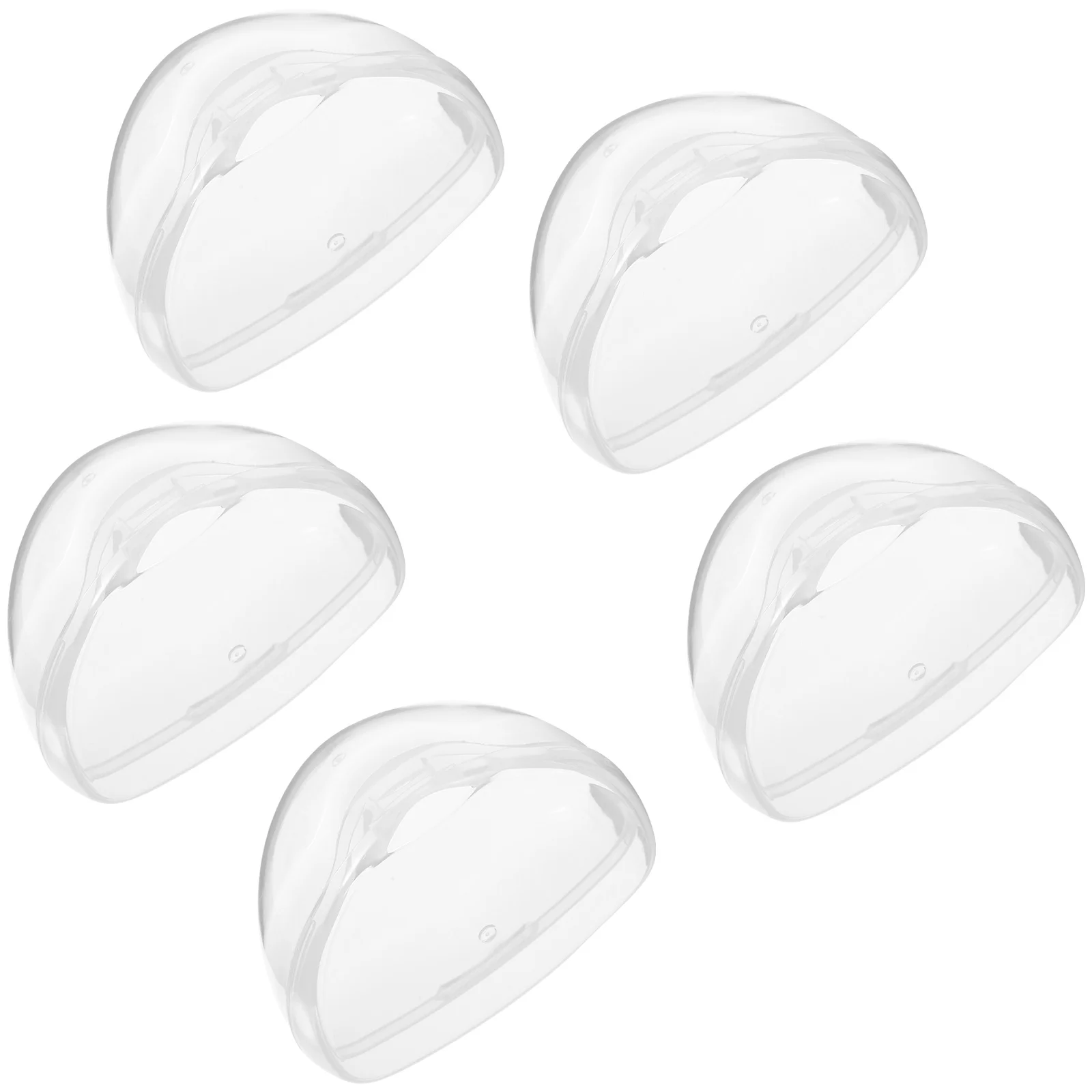 

5Pcs Portable Pacifier Storage Box Lightweight Baby Nipple Case for Travel Home Car Seat Protection Holder Pacifier Box