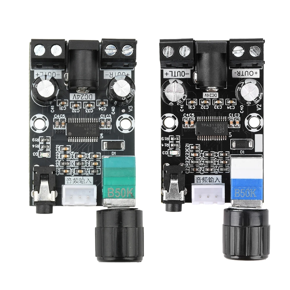 XH-A240 30 Вт * 2 Плата цифрового усилителя мощности HD TPA3110D2 Плата усиления звука DC8-26V Двухканальный модуль усилителя