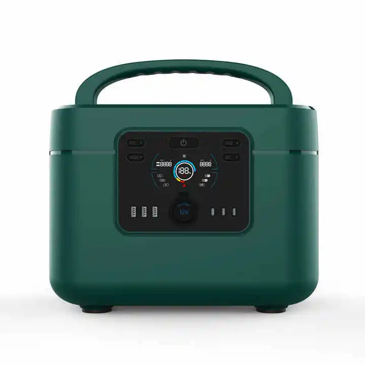 

Holiday Outdoor Camping Fishing Plastic 1200wportable power station solar power bank uninterruptible power supply