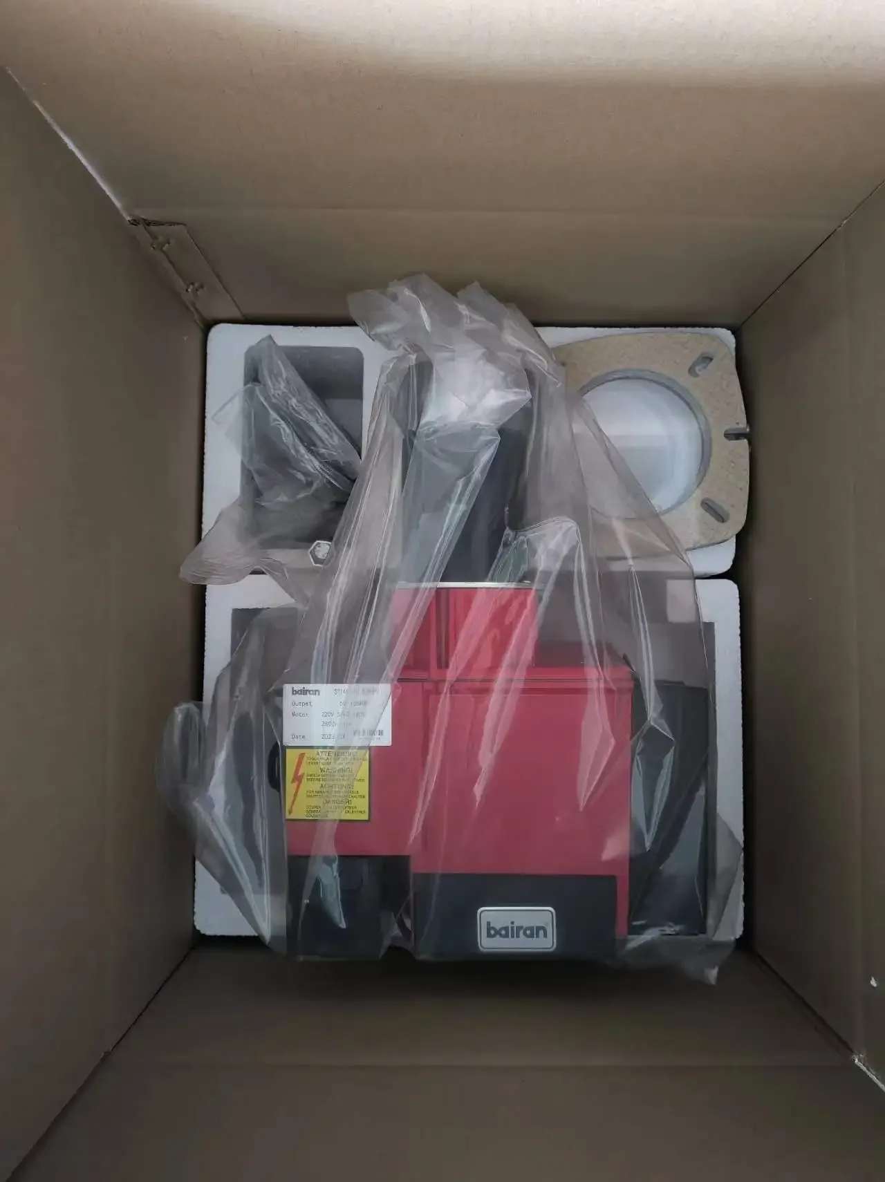 Applicable to BAIRAN WASTE OIL BURNER  STW120 (PRICE BASE ON CIF TERM, ALL IMPORT TAXES CHARGES TAKE BY BUYER)