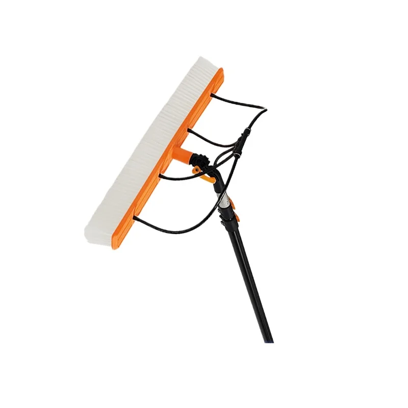 Photovoltaic power station solar panel cleaning brush aerial work glass