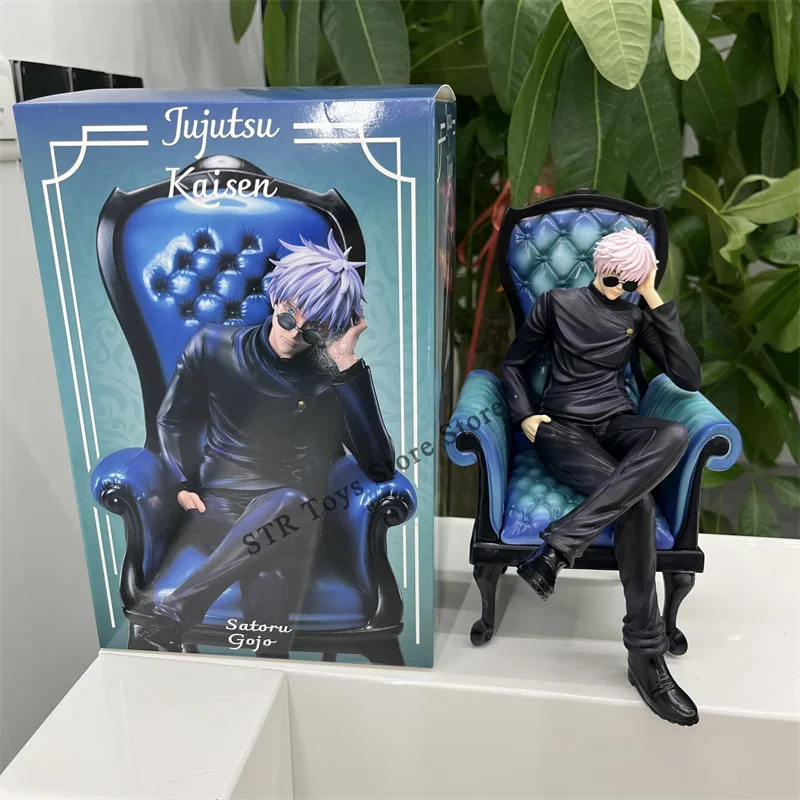 Jujutsu Kaisen Anime Lx Toji Fushiguro Sitting Position Sofa Satoru Gojo Geto Suguru Action Figures Gk Model Decor Toys Gift