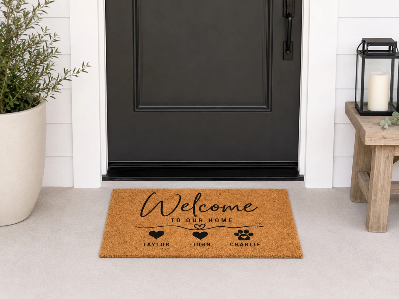 Tapis de bienvenue personnalis - Home Textiles Logo avis et prix