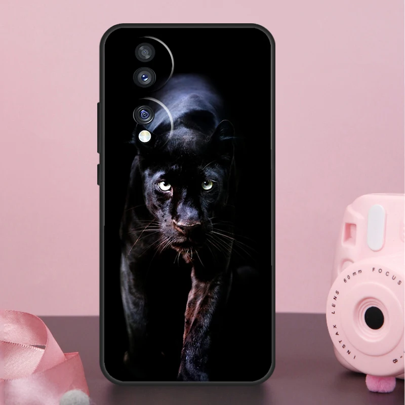 Animal Panther Case For Honor X9a X8a X7a X6a X7 X8 X9 X9b X8b Honor 10 50 70 90 Lite Magic 6 5 Pro Cover