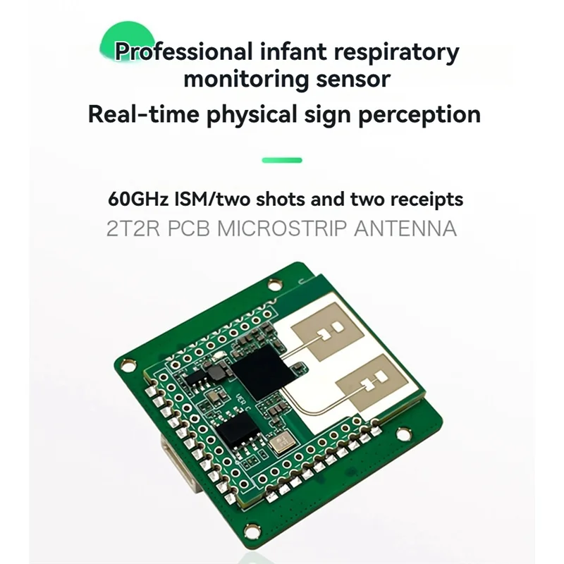 A42Z-LD6002H 60G Radar Module Breathing And Heartbeat Detection Radar Module Non-Contact Intelligent Monitoring Module
