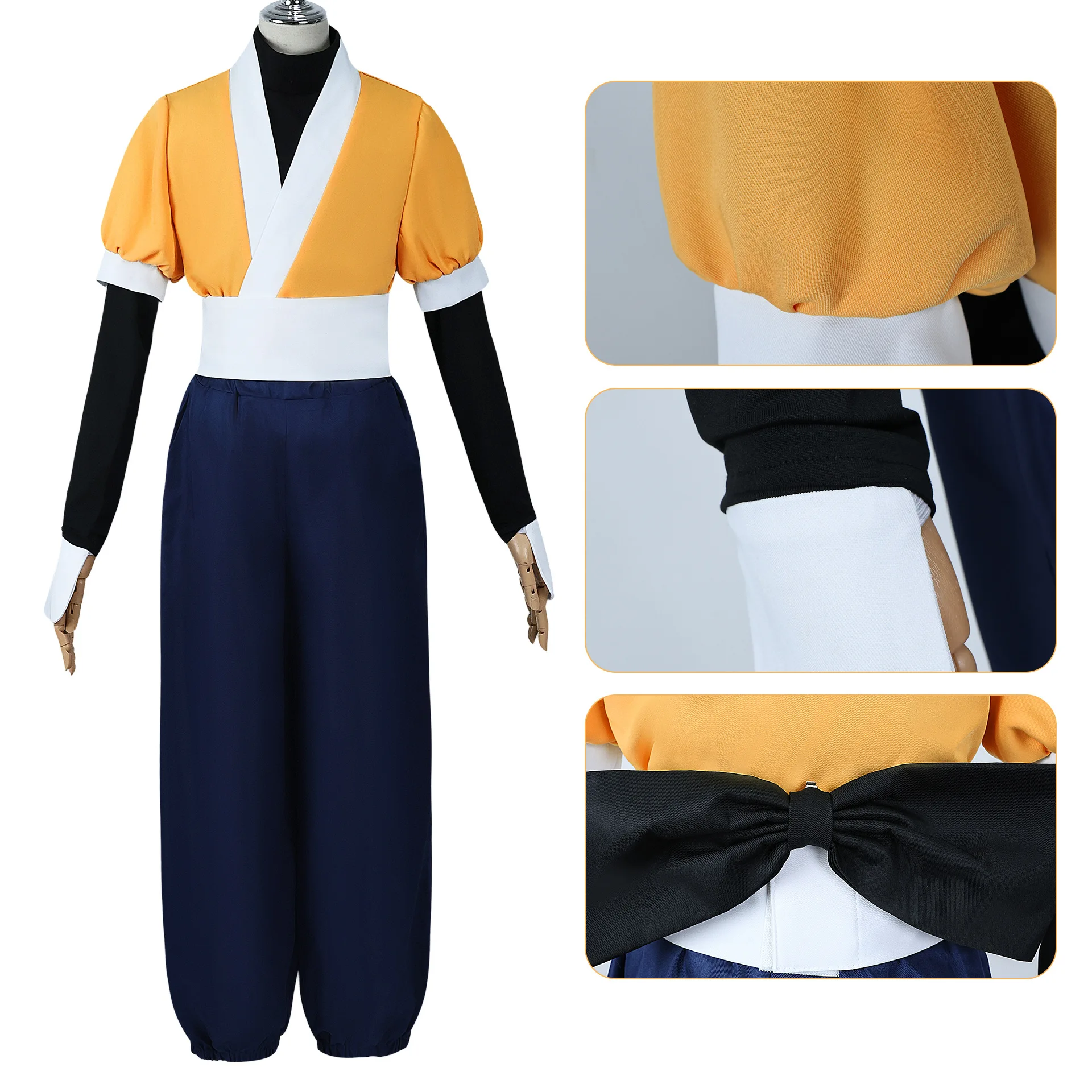 Anime Oshi No Ko Season 2 Kana Arima Cosplay Costume Clothes Yellow Uniform Pants Bow Tie Set Kana Cosplay Set Halloween Party