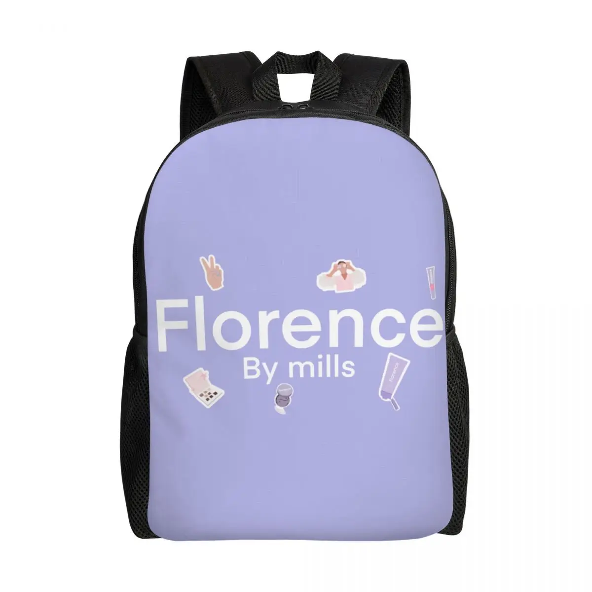 Custom Florence By Mills Backpack Men Women Fashion Bookbag for School College Bags